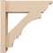 Ekena Millwork 5 1/2-in W x 16-in D x 16-in H Balboa Trad Rough Cedar Woodgrain TimberThane Outlooker, Primed Tan OUTUR055X16X16BOA04RCPR - alternate 2